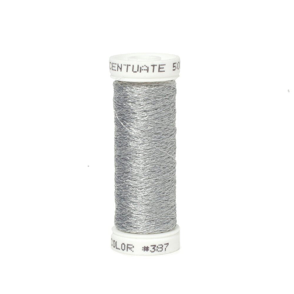 Accentuate Metallic Thread - 387 Stone Silver