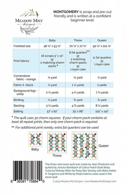 Montgomery - Quilt Pattern