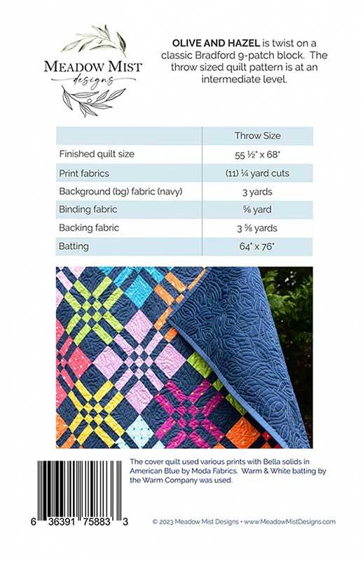Olive and Hazel - Quilt Pattern