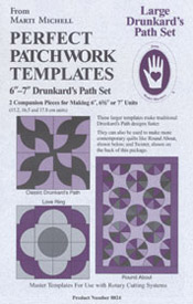 Drunkard's 6-7" Path Quilt Template