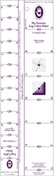 Log Cabin Quilting Ruler 1" & 2"