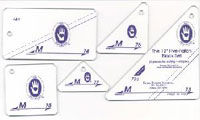 5" Patch Block Quilt Templates Set M