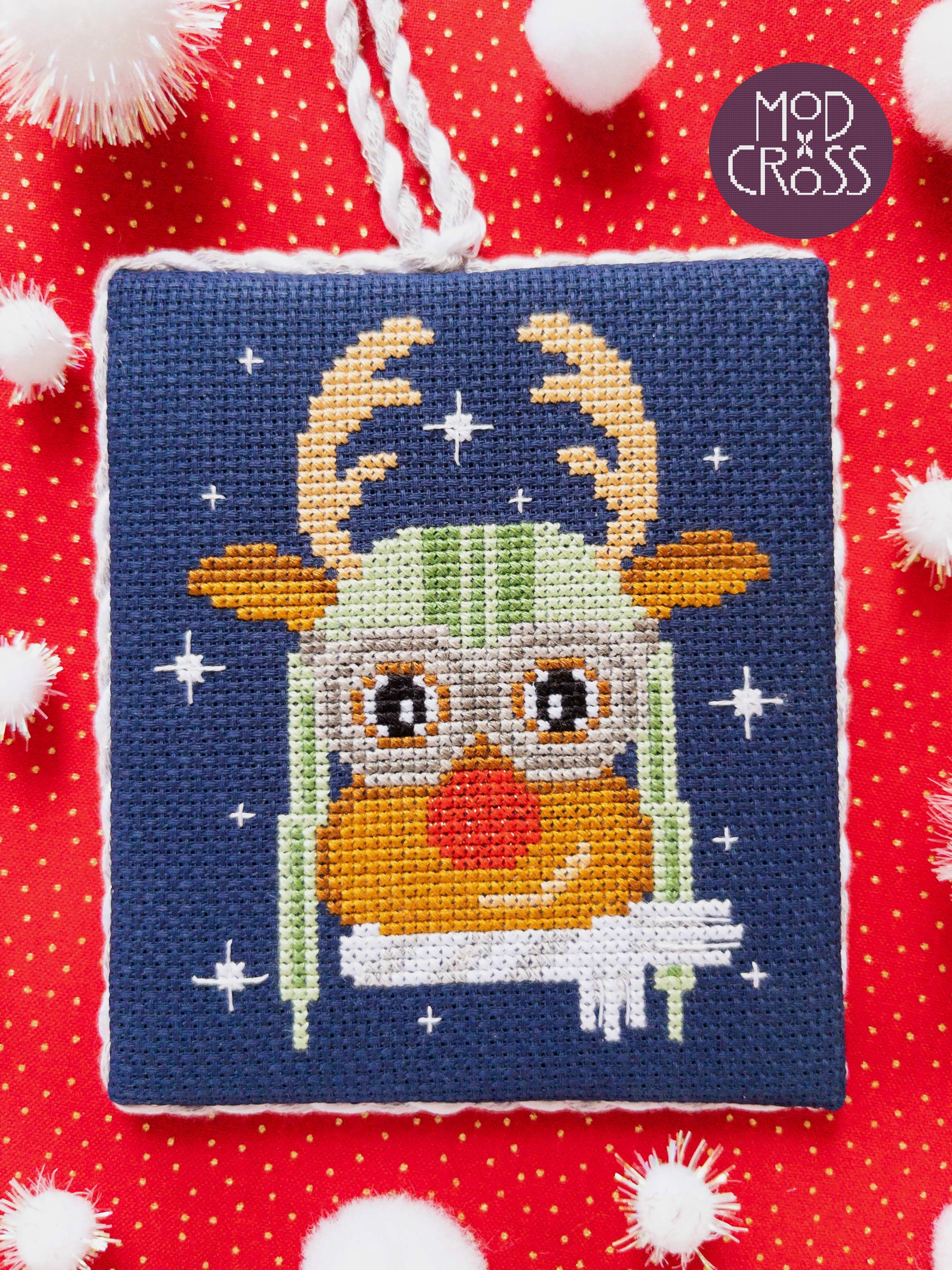 Ready for Takeoff - Christmas Cross Stitch Pattern