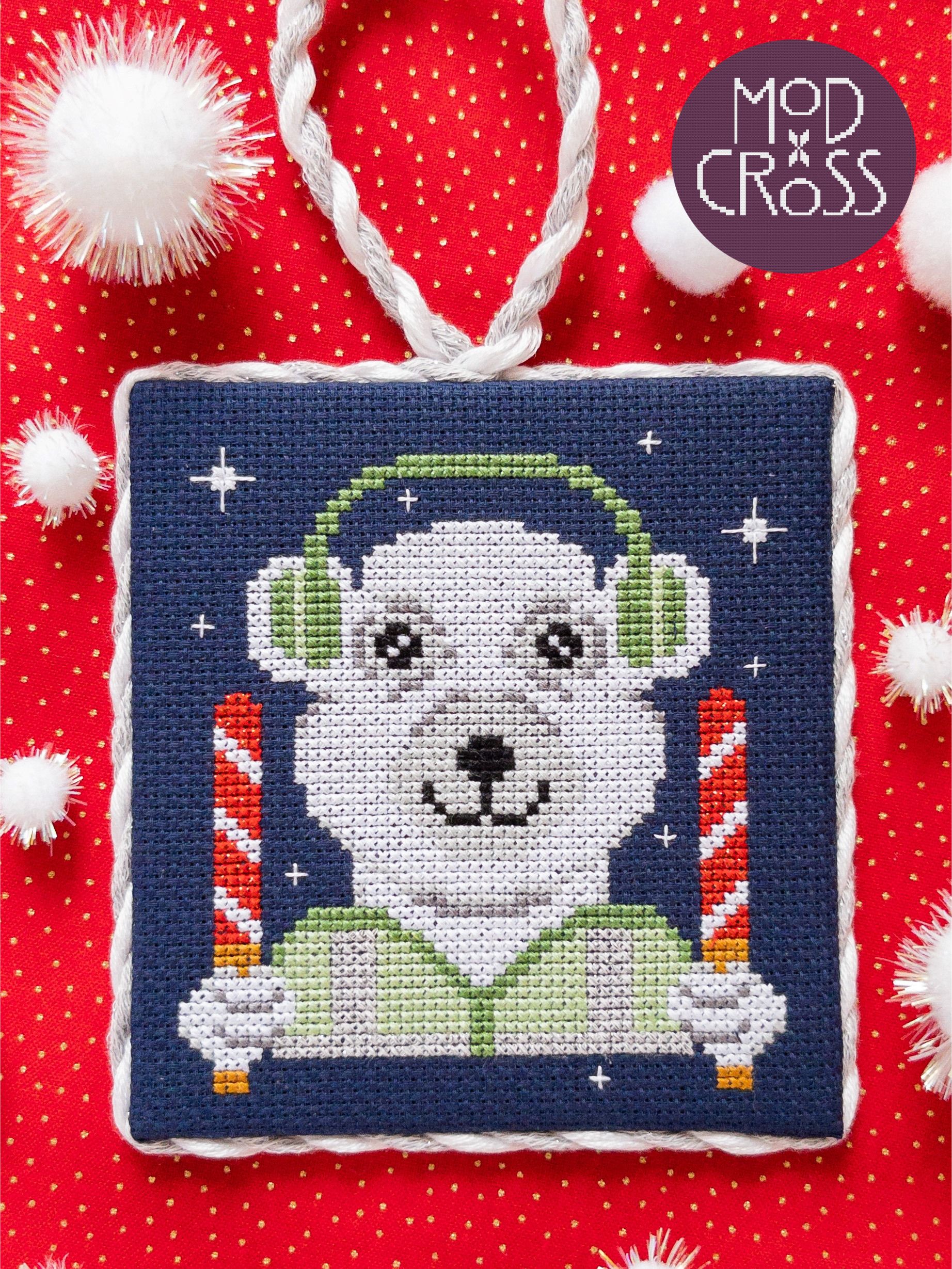 Ready for Landing - Christmas Cross Stitch Pattern