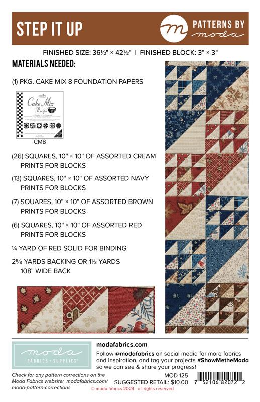 Step It Up - Quilt Pattern