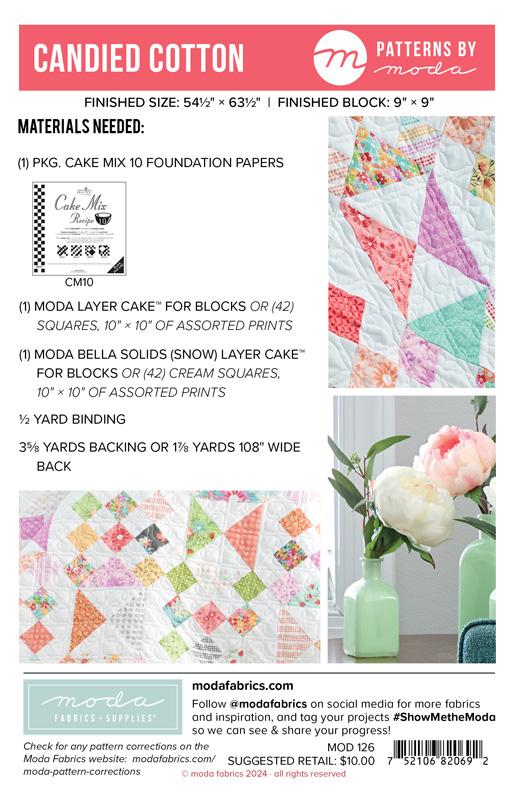 Candied Cotton - Quilt Pattern