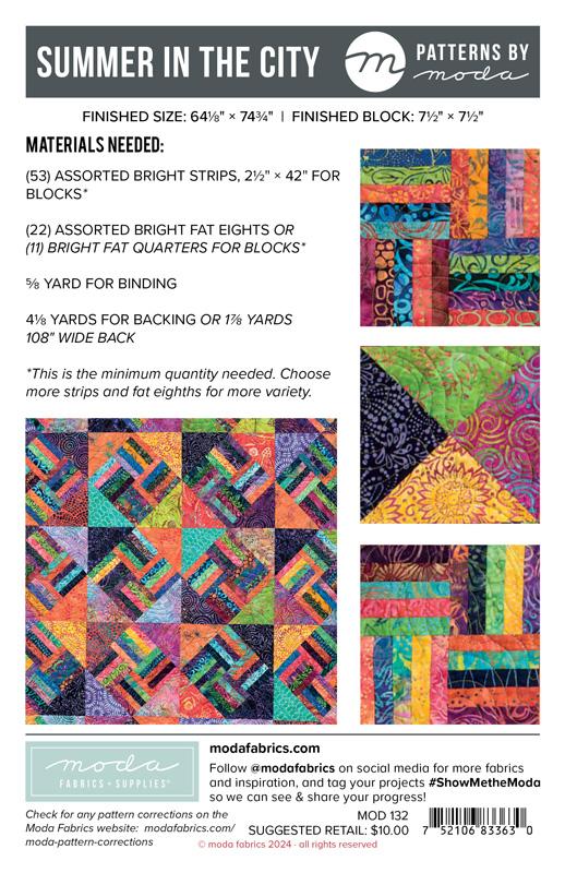 Summer in the City - Quilt Pattern