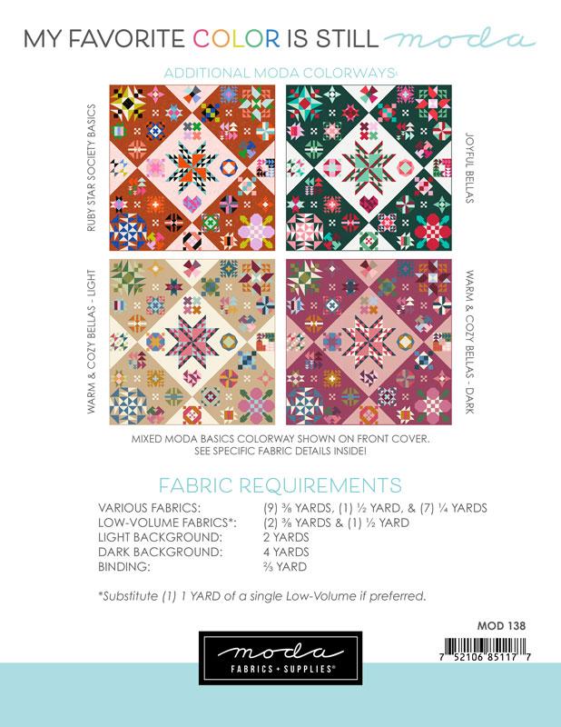 My Favorite Color Is Still Moda - Quilt Pattern