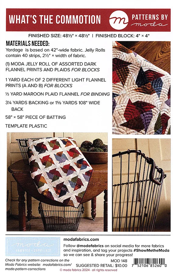 What's the Commotion - Quilt Pattern