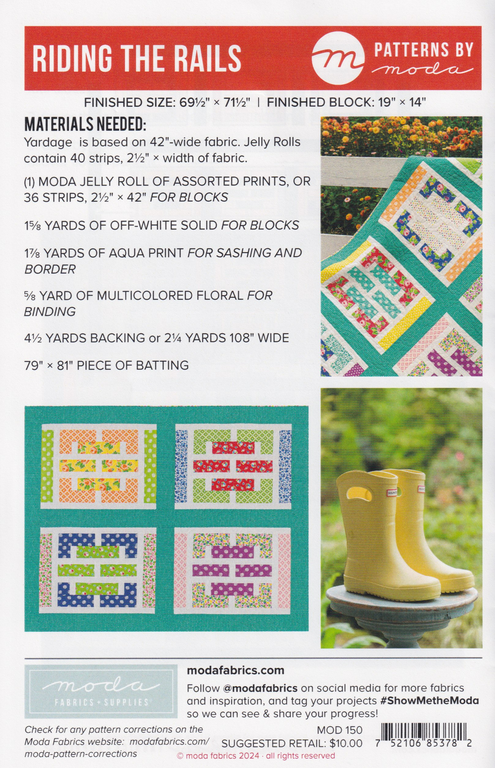 Riding the Rails - Quilt Pattern