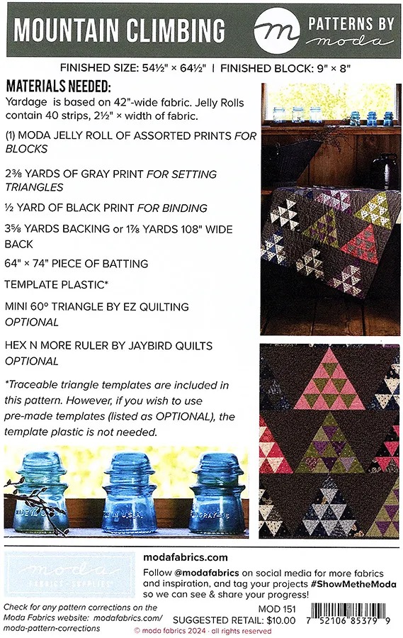 Mountain Climbing - Quilt Pattern