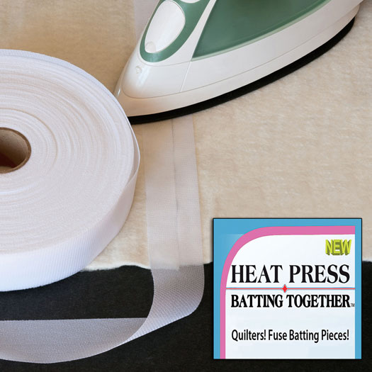 Heat Press Batting 1.5"x 100Yds