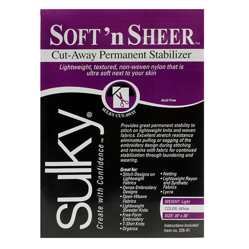 Soft'n Sheer Cut-Away Permanent Stabilizer