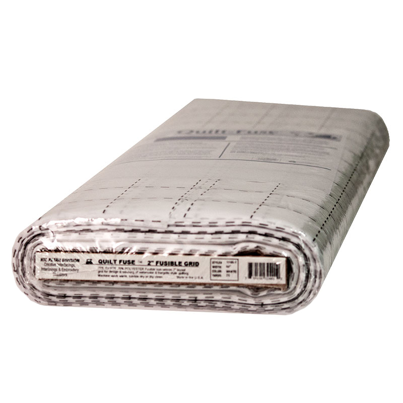 Quilt Fuse 48" - White 2 Grid - Yardage