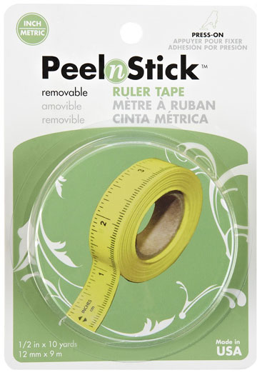 Peel-n-Stick Ruler Tape 10 yd