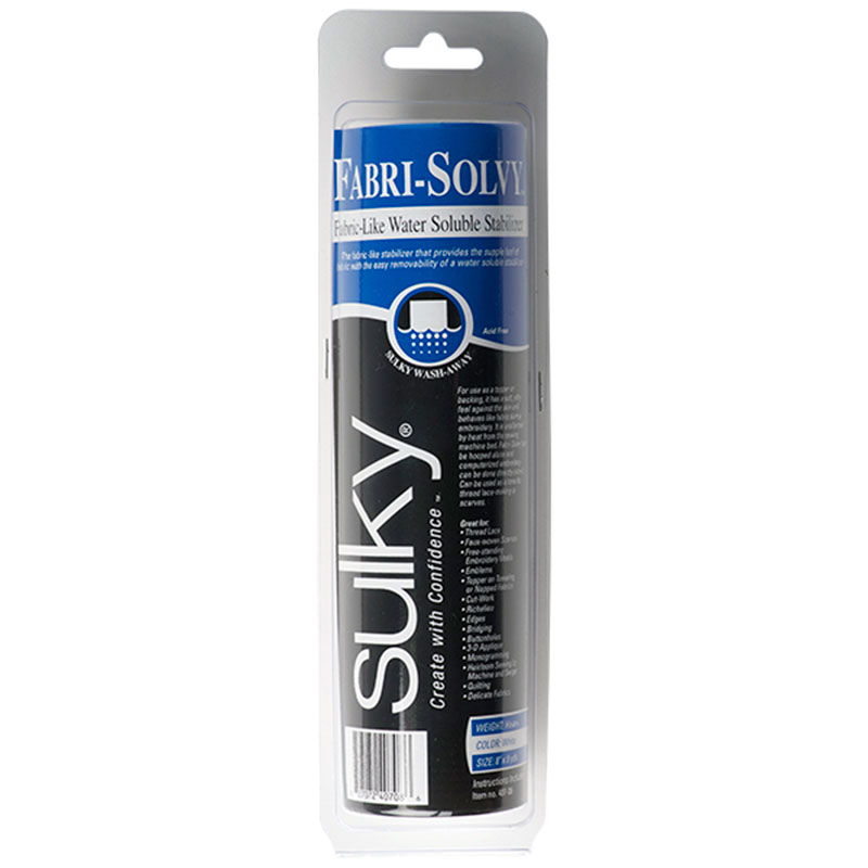 Fabri-Solvy Water Soluble Stabilizer 8" Roll