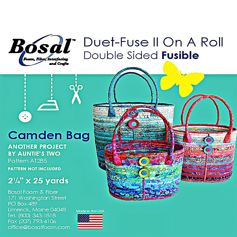 Duet-Fuse II - Double-Sided Fusible Batting - Camden Bags Lg