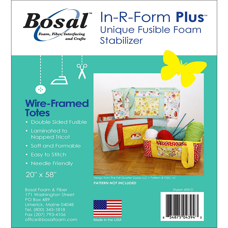 In-R-Form Precut Fusible Stabilizer -  Wire Frame Totes
