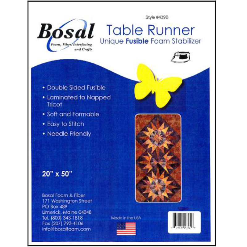 Fusible Foam Stabilizer Table Runner Pad 20" x 50"