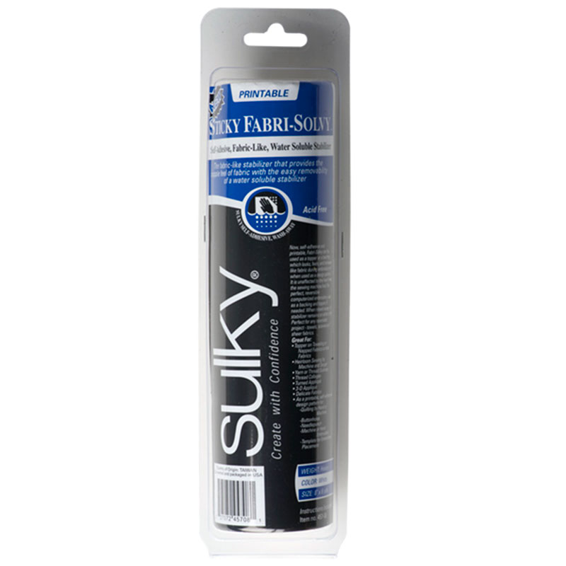 Sticky Fabri-Solvy Water Soluble Stabilizer 8" Roll