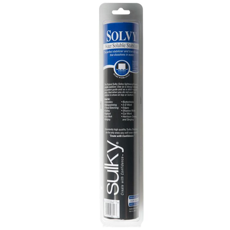 Solvy Water Soluble Stabilizer & Transfer Agent 12" Roll