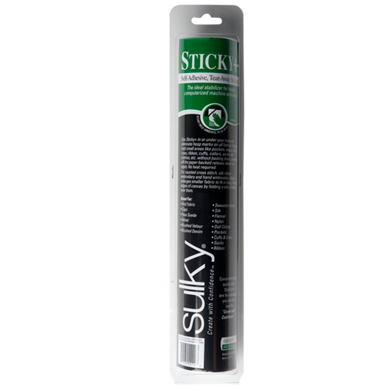 Sticky Plus Self Adhesive Tear-Away Stabilizer 12" Roll