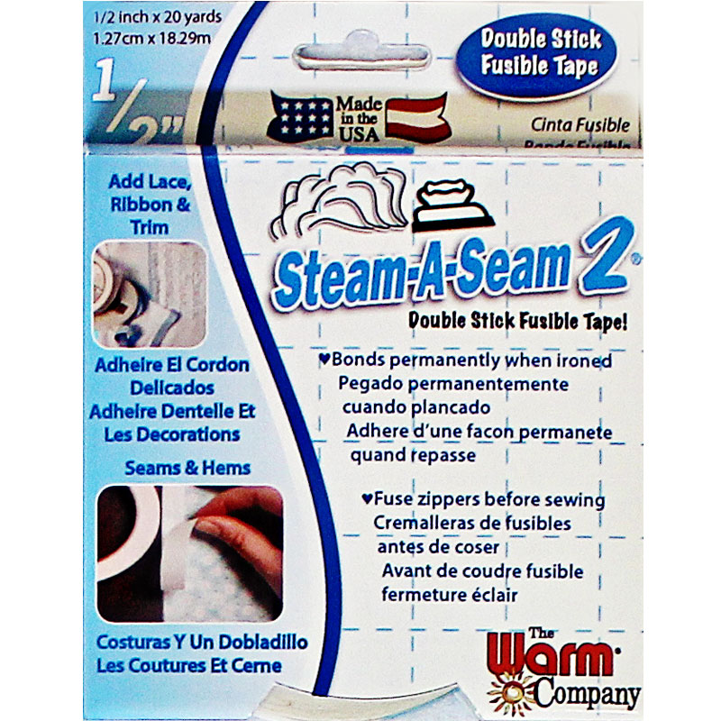 Steam A Seam 2 1/2"x20 yard, Packaging