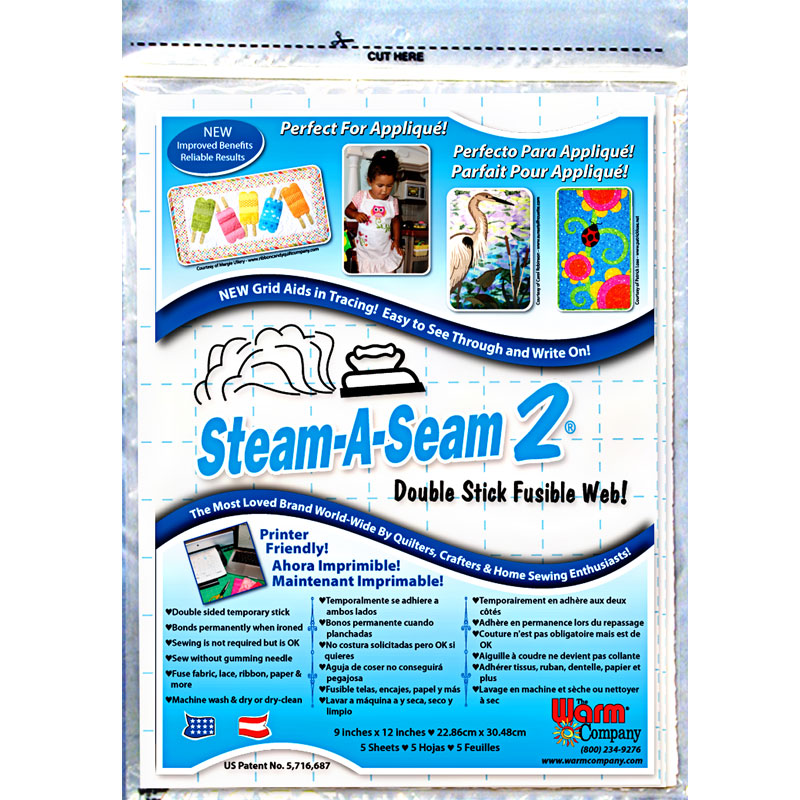 Steam A Seam 2 9X12 5" Sheets