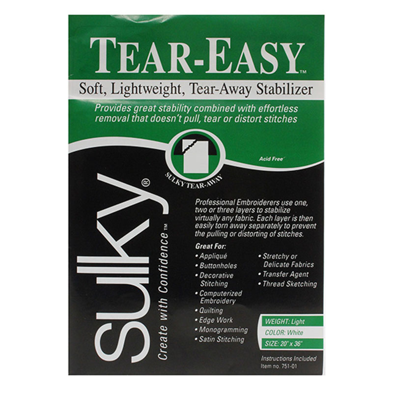 Tear-Easy - Lightweight Tear Away Stabilizer