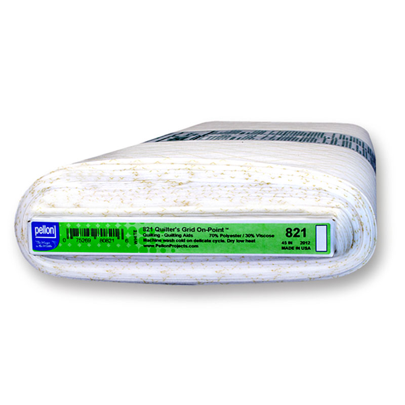 821 Quilter's Grid On-Point Fusible Interfacing Yardage