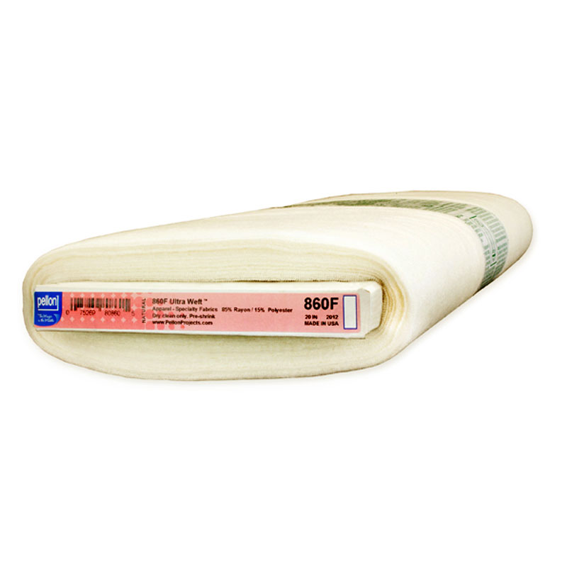 860F Ultra Weft Fusible Interfacing - Natural - Yardage