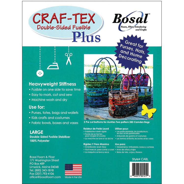 Craf-Tex Fusible Stabilizer - Camden Bag Large