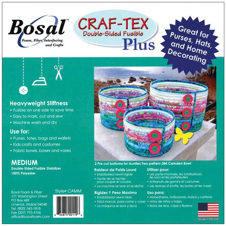 Craf-Tex Fusible Stabilizer - Camden Bowl Medium