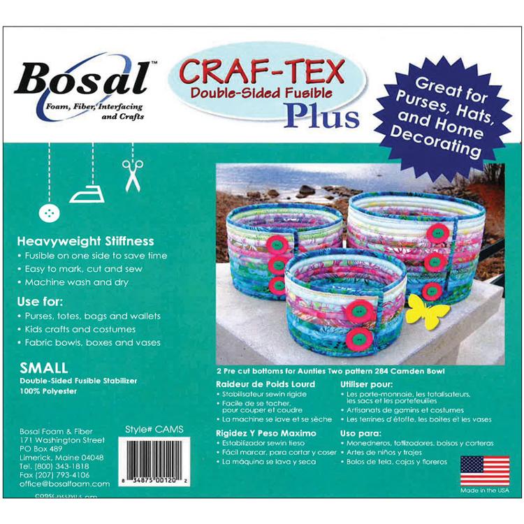 Craf-Tex Fusible Stabilizer - Camden Bowl Small