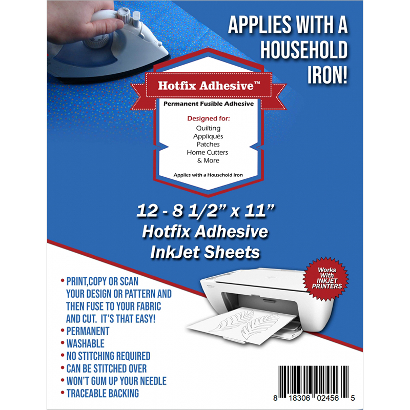 Hotfix Permanent Bond Fusible Adhesive 8.5" x 11" Sh