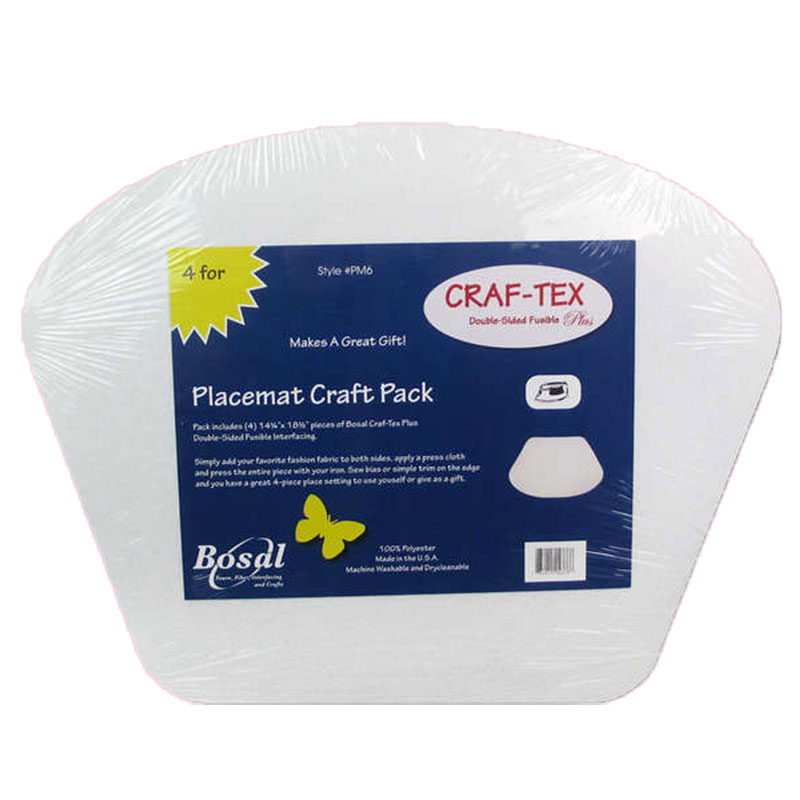 Bosal Fusible Interfacing - Circular Placemat Craft Pack
