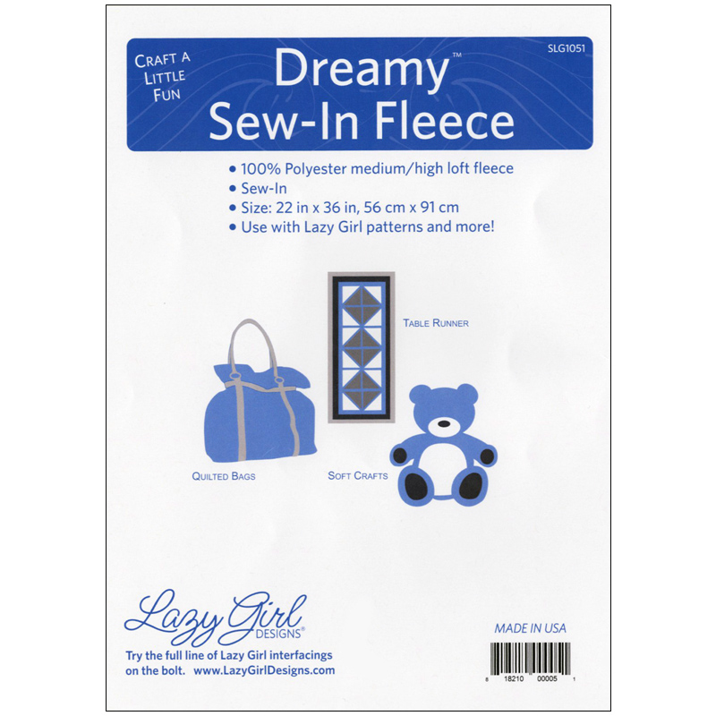 Dreamy Sew In Fleece 22" x 36"