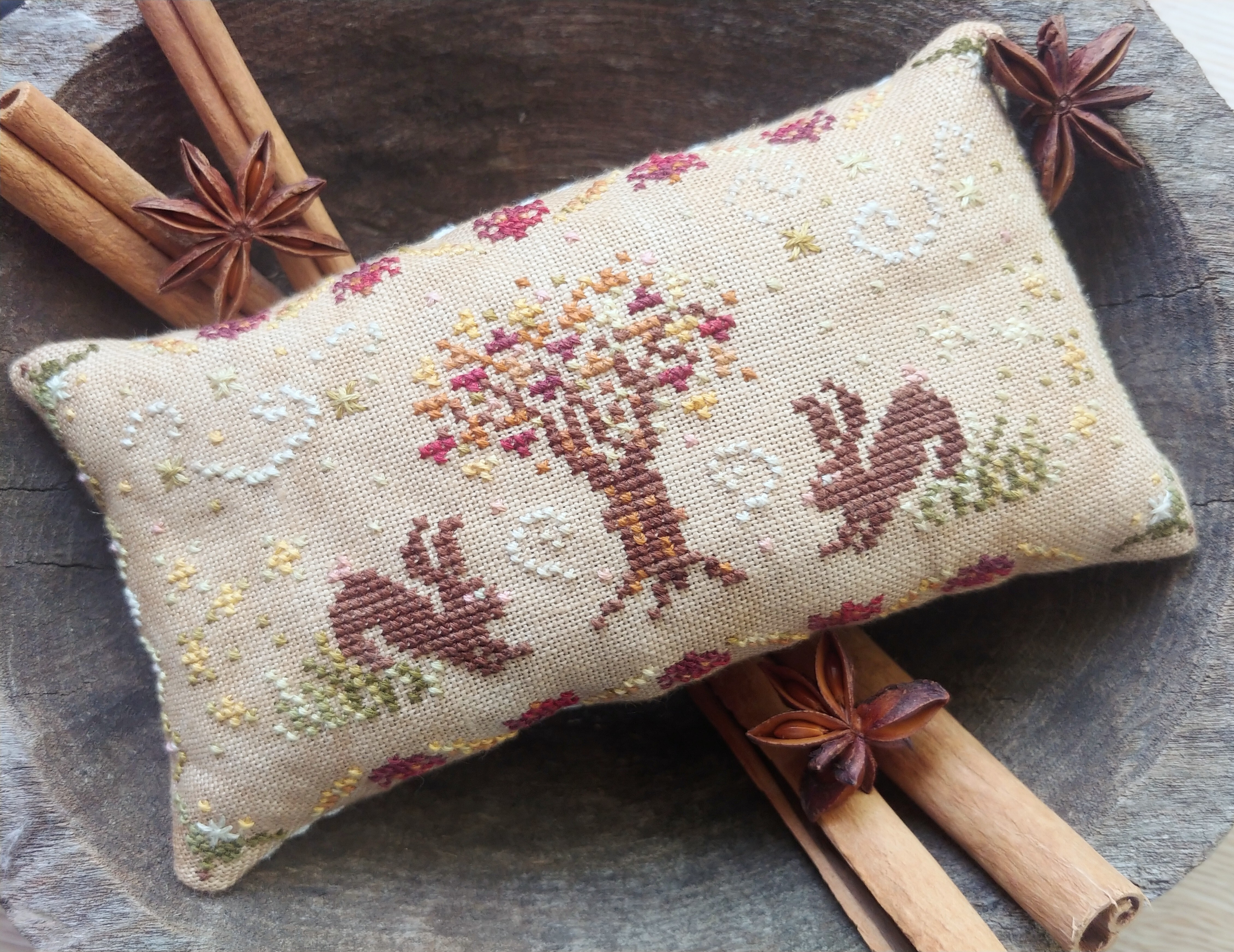 Hares In The Breeze - Cross Stitch Pattern