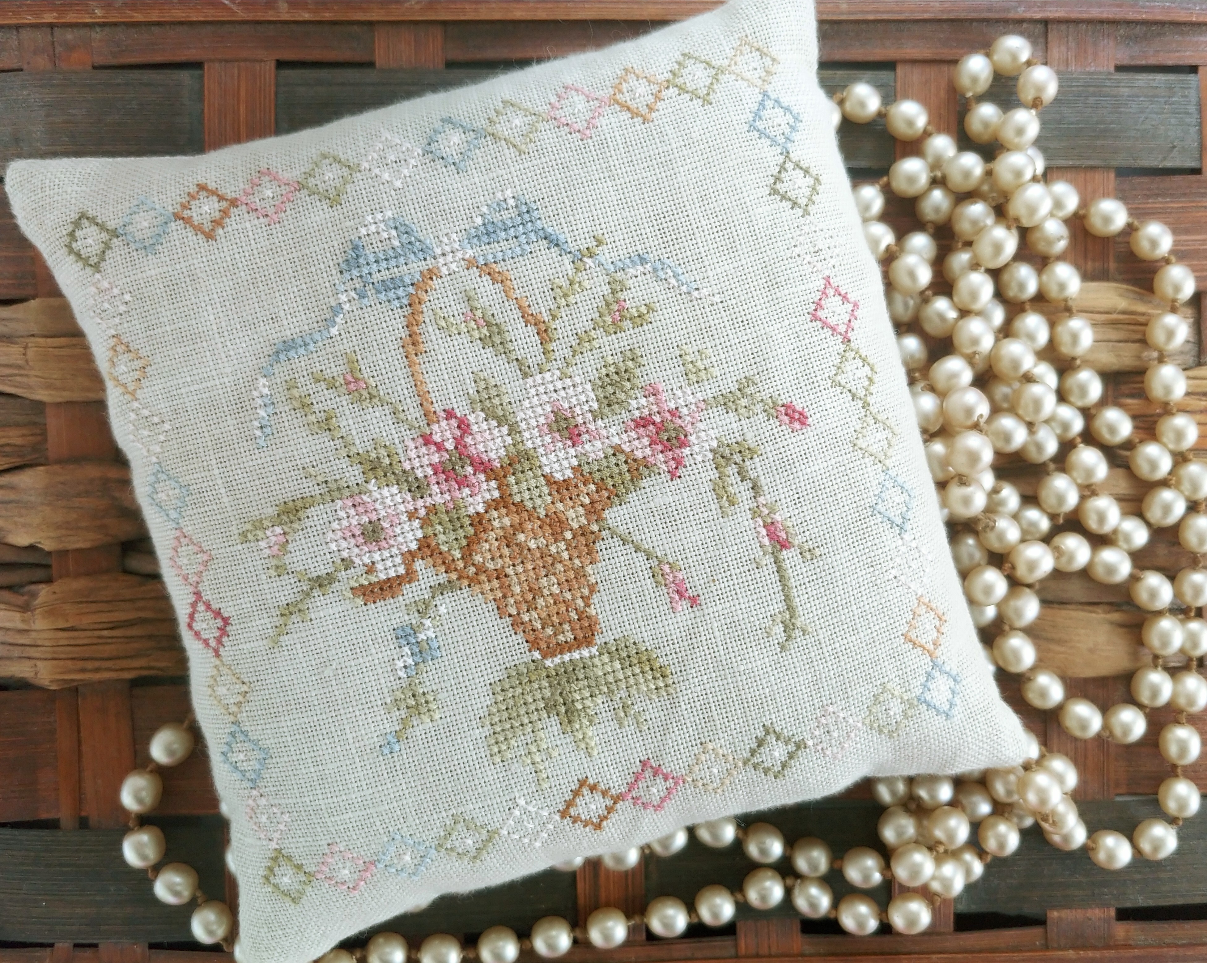 Simone's Basket - Cross Stitch Pattern
