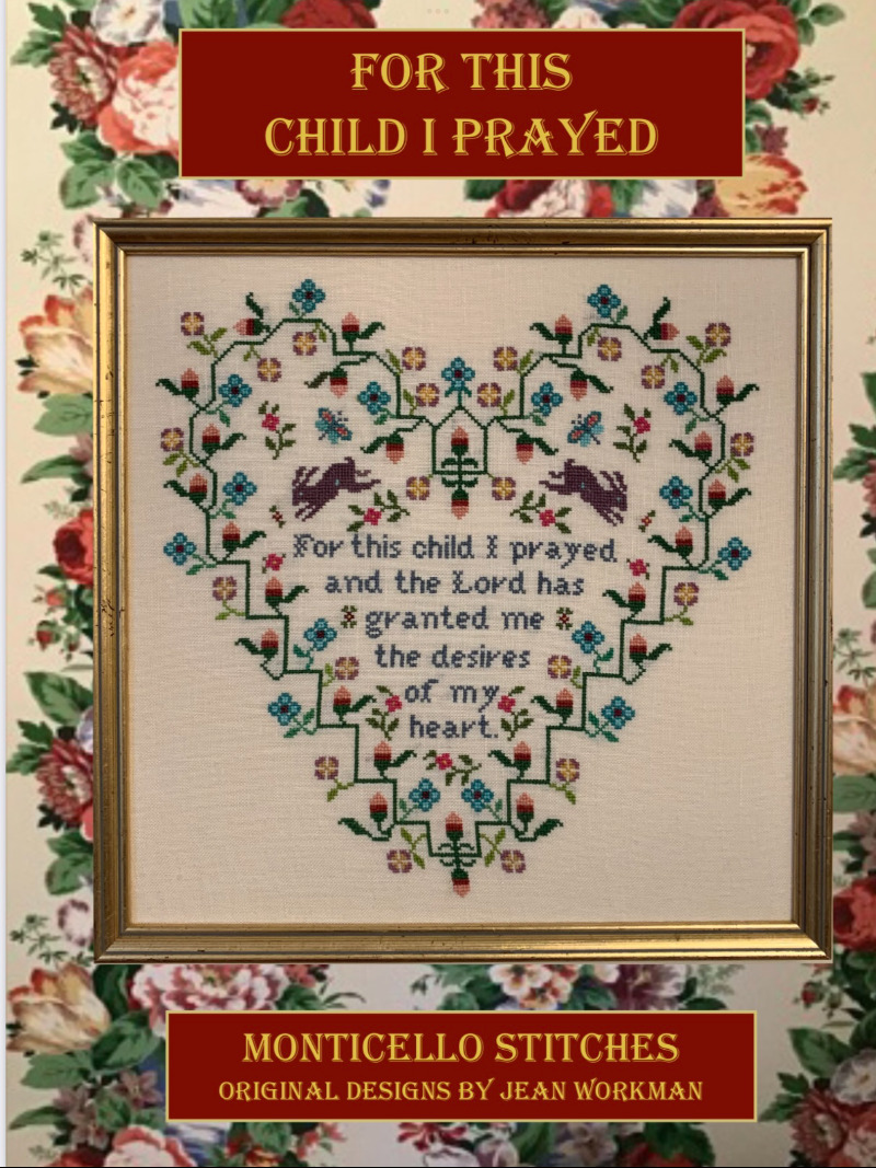 For This Child I Prayed - Cross Stitch Pattern