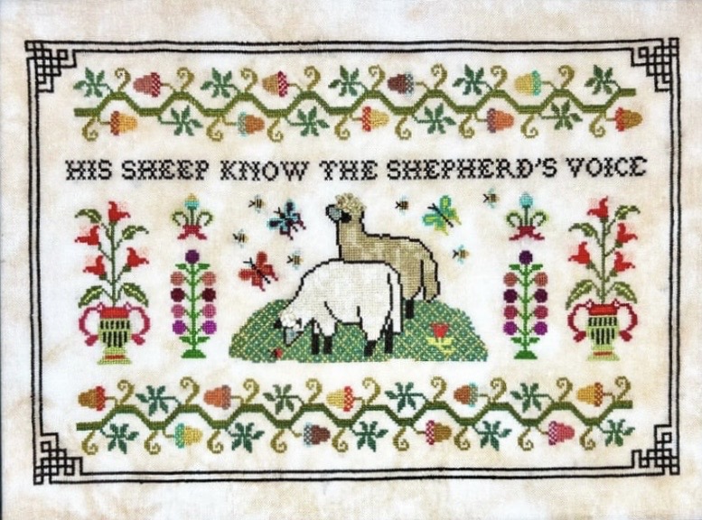 His Sheep Know - Cross Stitch Pattern