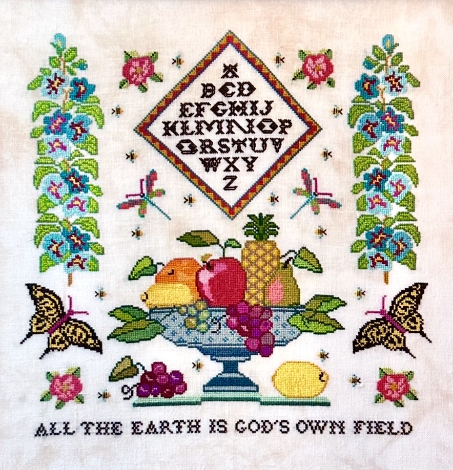 God's Own Field - Christian Cross Stitch Pattern