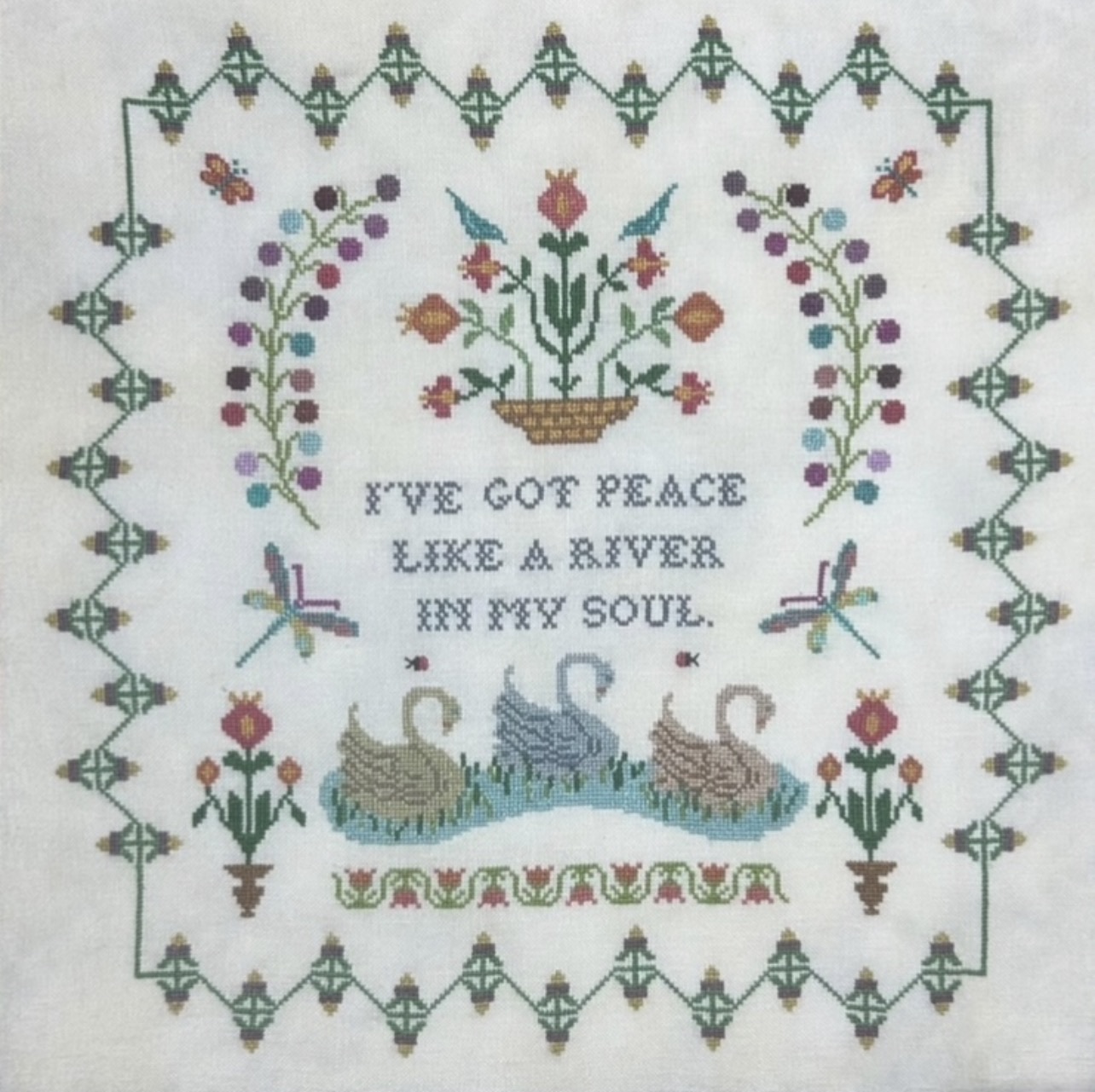 Peace Like a River - Cross Stitch Pattern
