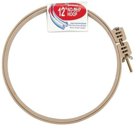 No-Slip Plastic Embroidery Hoop 12"