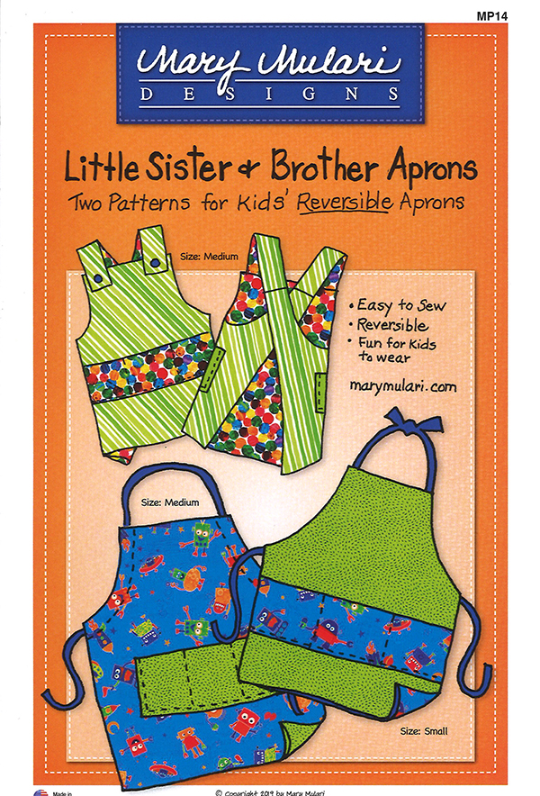 Little Sister and Brother Aprons - Quilt Pattern