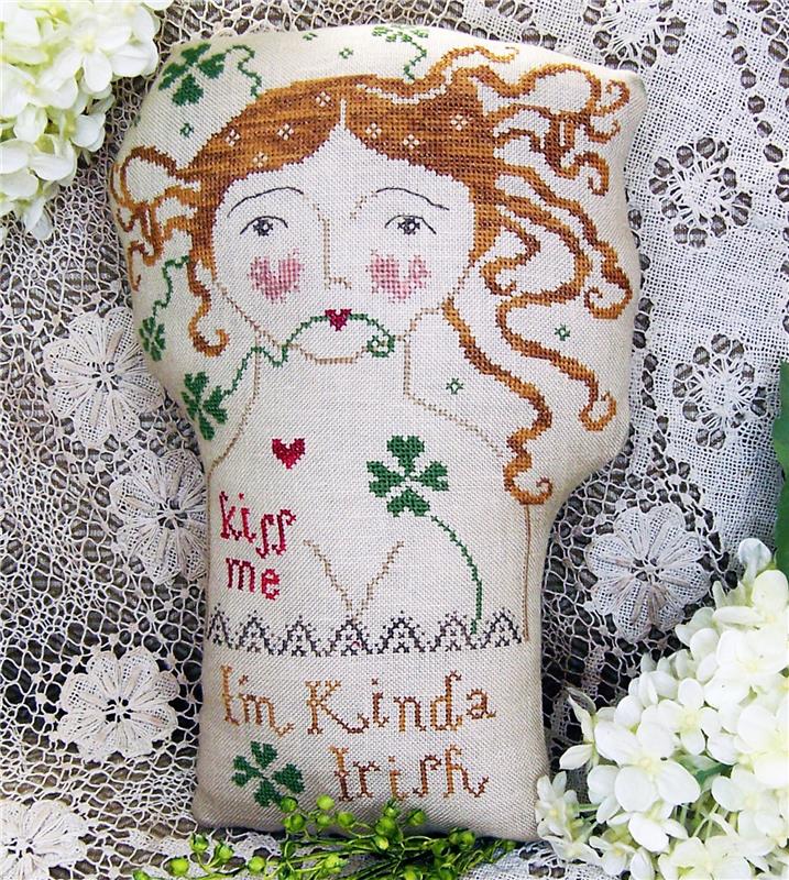 Kiss Me, I'm Kinda Irish - Cross Stitch Pattern
