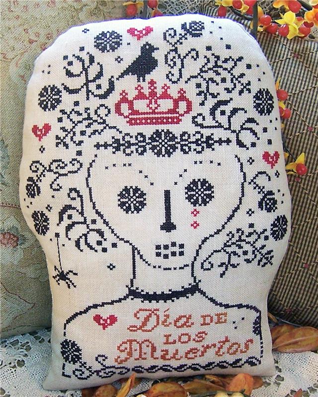 Dia De Los Muertos - Halloween Cross Stitch Pattern 