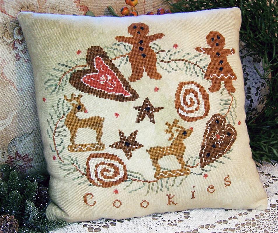 Christmas Cookie Tray - Cross Stitch Pattern