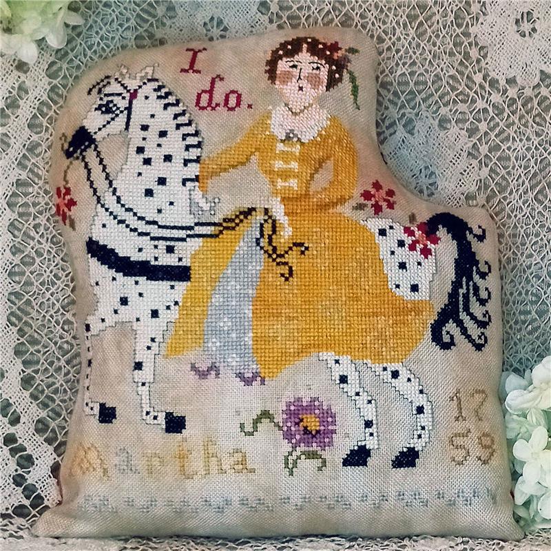 Martha Washington On Horseback - Cross Stitch Pattern