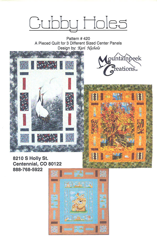 Cubby Holes - Quilt Pattern